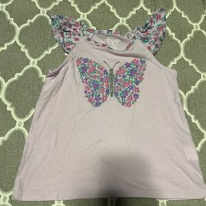 Girls butterfly shirt - 4t